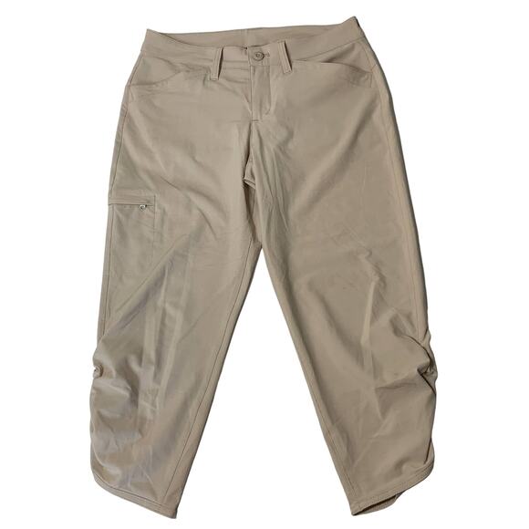 EDDIE BAUER Khaki Capri Pants Size 2 - Picture 1 of 10